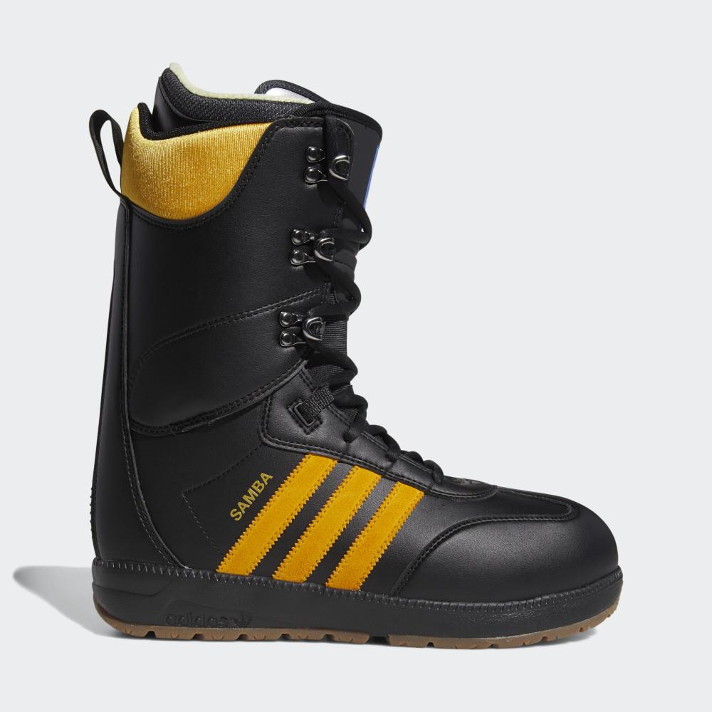 Ghete Iarna Adidas Samba ADV Barbati Romania - Negrii/Aurii D97893